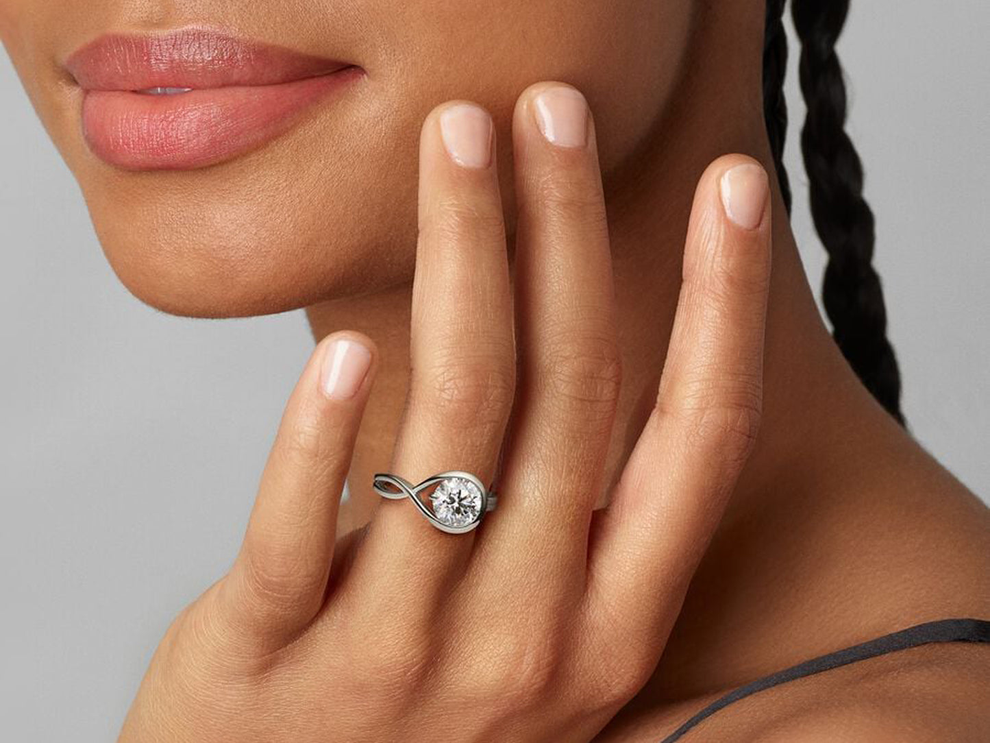 Lab-grown Diamond Ring 0.75 carat tw 14k White Gold