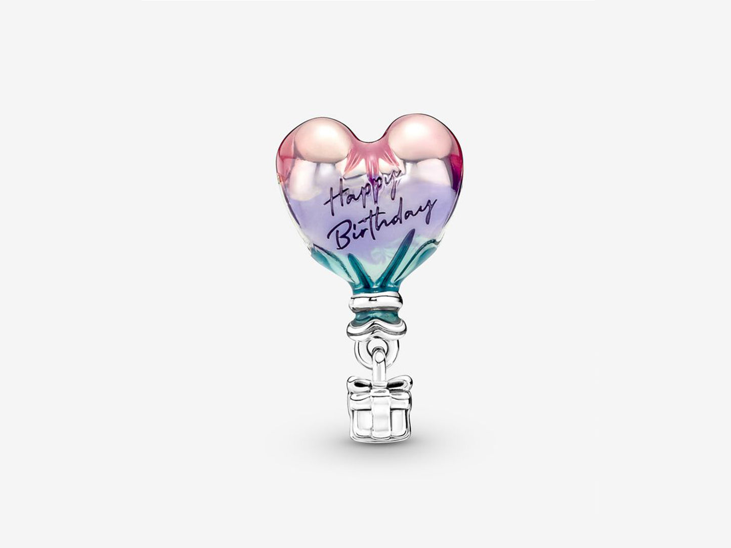 Happy Birthday Hot Air Balloon Charm