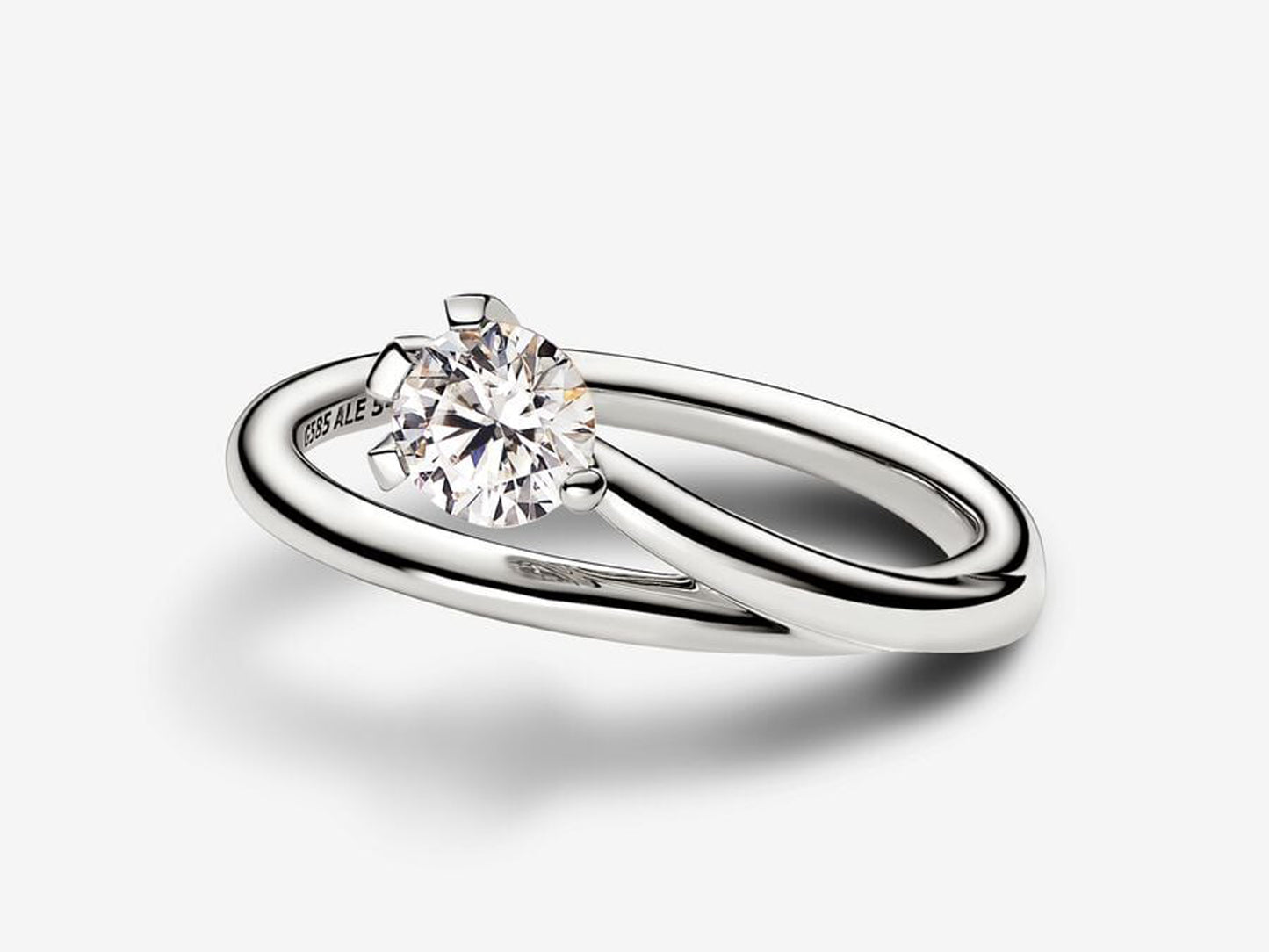 Lab-grown Diamond Asymmetric Ring 0.50 carat tw 14k White Gold