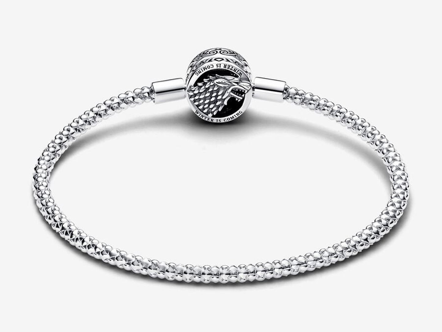 House Sigil Clasp Pandora Moments Studded Chain Bracelet