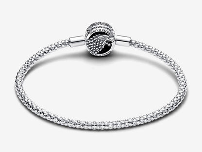 House Sigil Clasp Pandora Moments Studded Chain Bracelet
