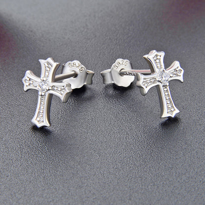 925 Sterling Silver Plated Stud Earrings - Professional Minimalist Earrings with Plastic Backs