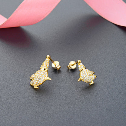 925 Sterling Silver Cactus Stud Earrings - Original Design Botanical Earrings with Plastic Backs