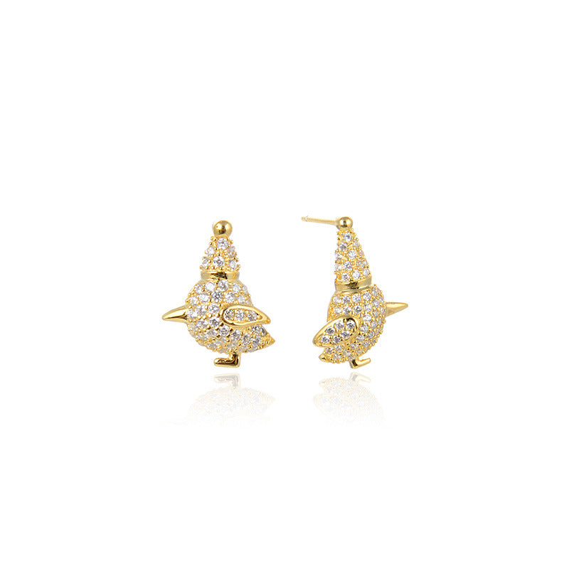 925 Sterling Silver Cactus Stud Earrings - Original Design Botanical Earrings with Plastic Backs