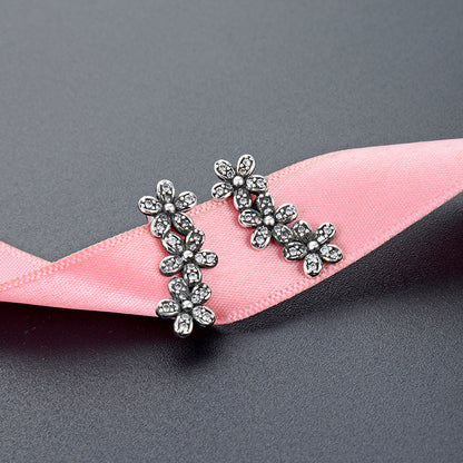 925 Sterling Silver Money Toad Stud Earrings - Gold Plated Professional Chinese Symbol Earrings with Plastic Backs
