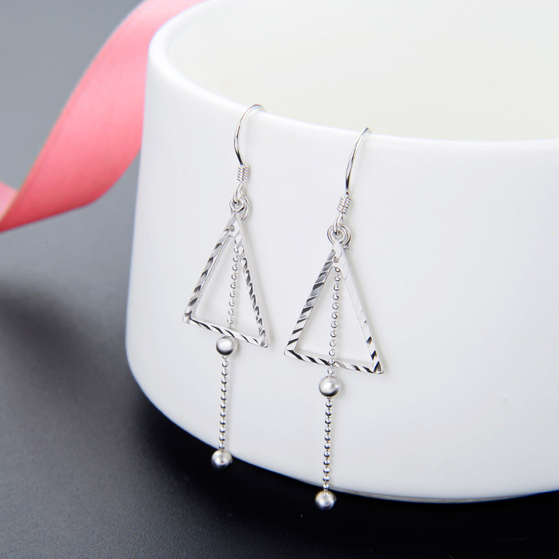 925 Sterling Silver Tree Drop Earrings - Minimalist Botanical Dangle Earrings for Women
