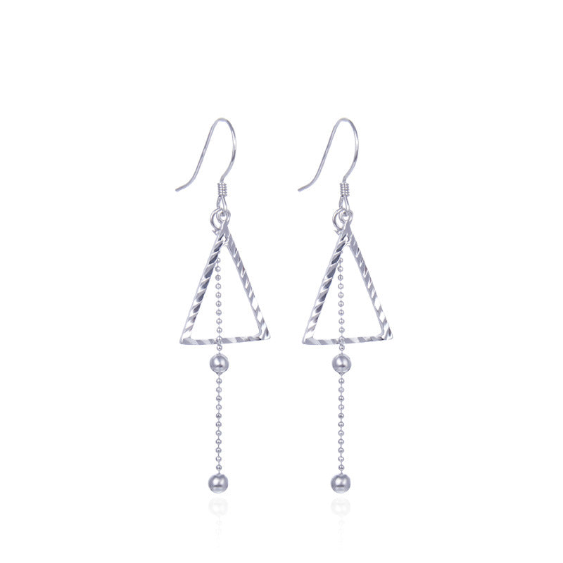 925 Sterling Silver Tree Drop Earrings - Minimalist Botanical Dangle Earrings for Women