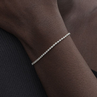 Round Brilliant Diamond Bracelet