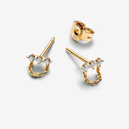 Lab Grown Diamond Trio Stud Earrings