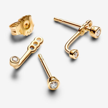 Adjustable Diamond Stud Earring