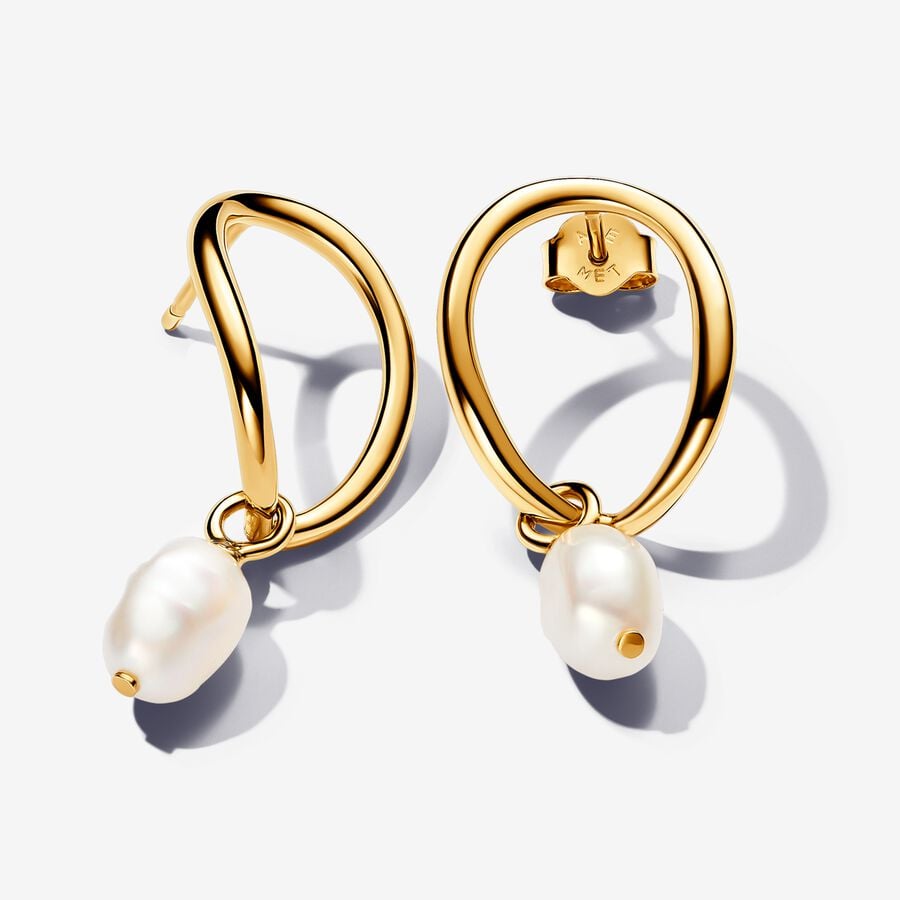 Baroque Pearl Drop Earrings