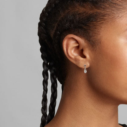 Lab-grown Diamond Drop Earrings 0.30 carat tw Sterling Silver