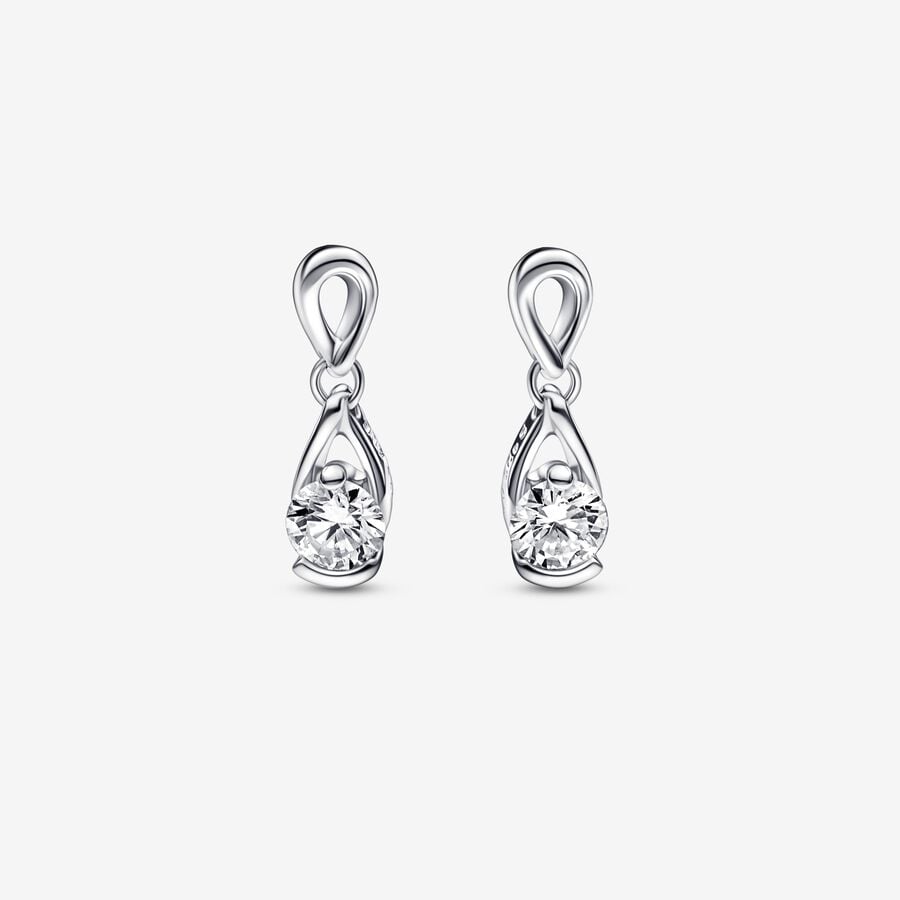 Lab-grown Diamond Drop Earrings 0.30 carat tw Sterling Silver