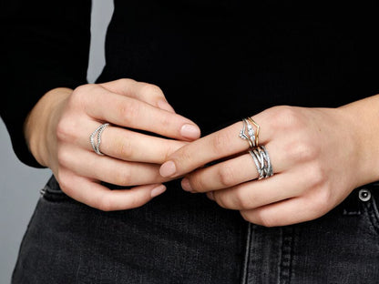 Polished Wishbone Ring