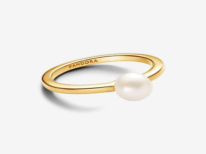 Treated Freshwater Cultured Pearl Ring