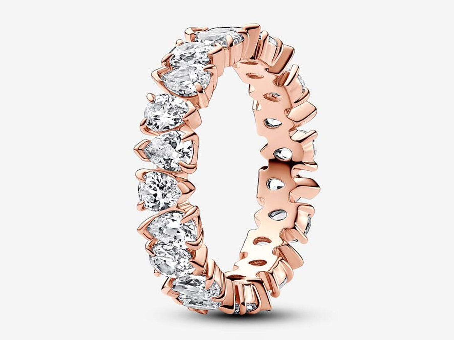 Alternating Sparkling Band Ring