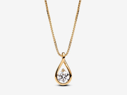 Lab-grown Diamond Pendant Necklace 1.00 carat tw 14k Gold