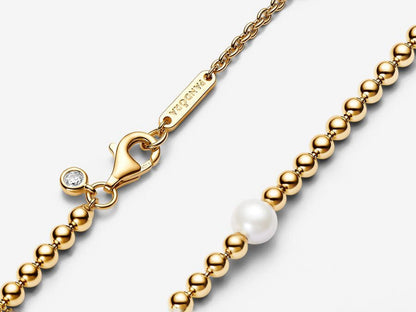 Treated Freshwater Cultured Pearl & Beads Collier Necklace
