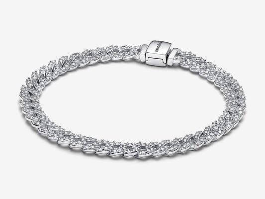 Pavé Cuban Chain Bracelet