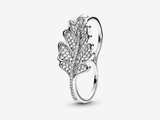 Oak Leaf Double Ring