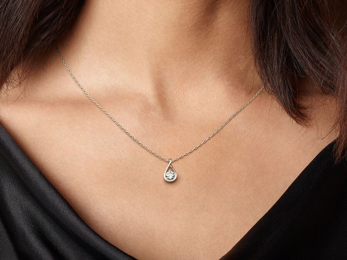 Lab-grown Diamond Pendant & Necklace 0.50 carat tw Sterling Silver