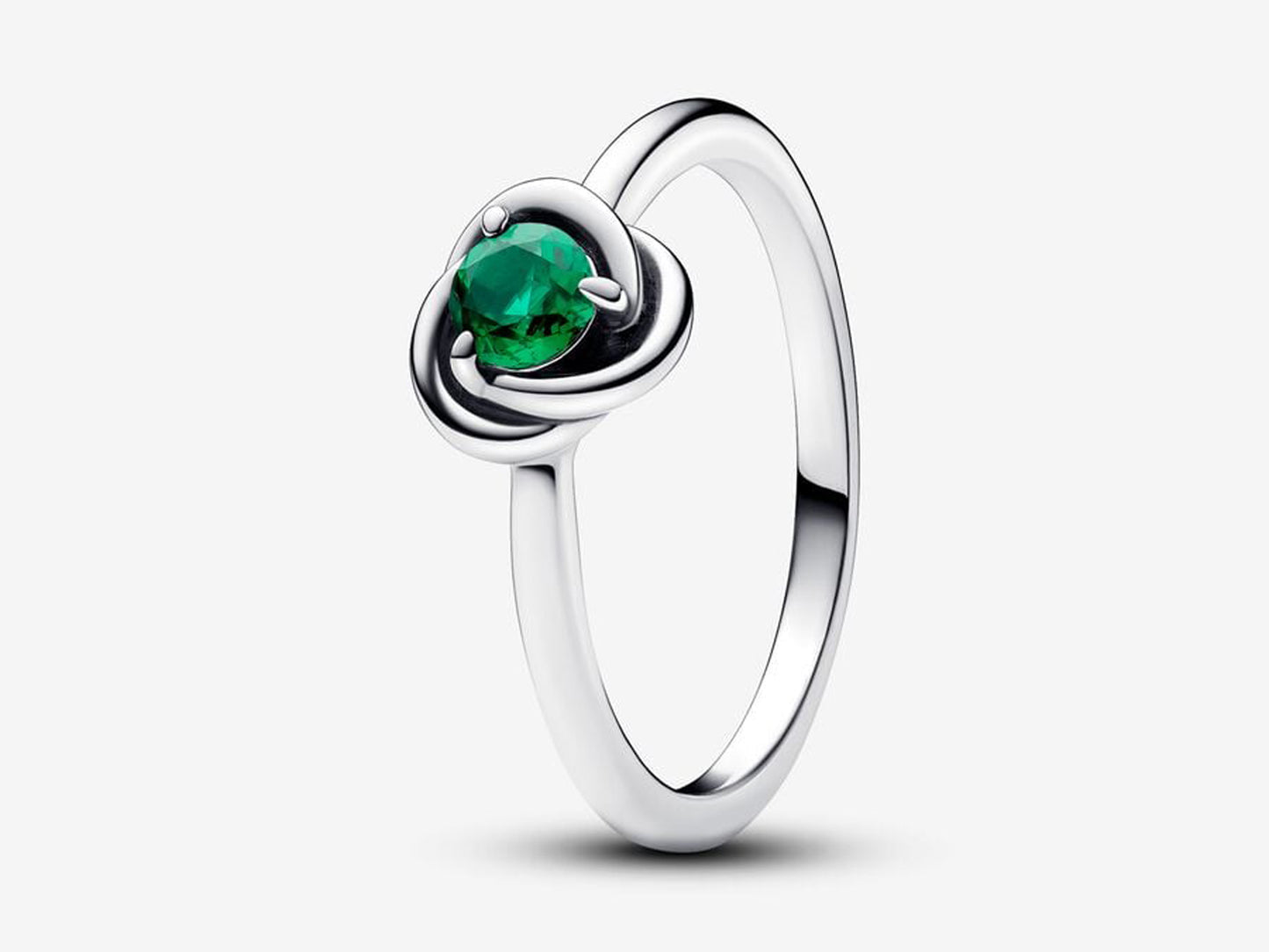 May Royal Green Eternity Circle Ring