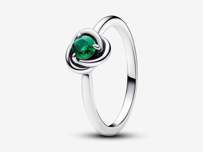 May Royal Green Eternity Circle Ring