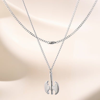 Fashion Stainless Steel Axe Pendant Necklace