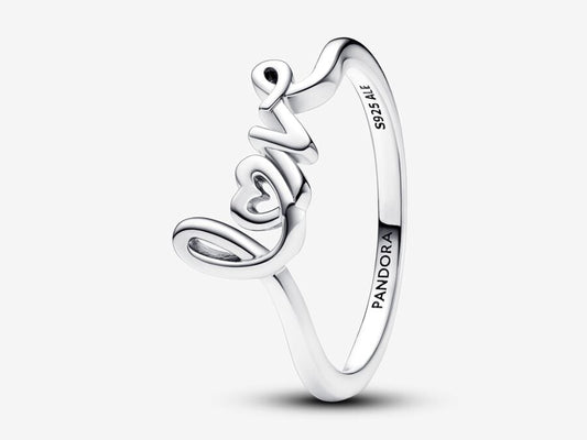 Handwritten Love Ring