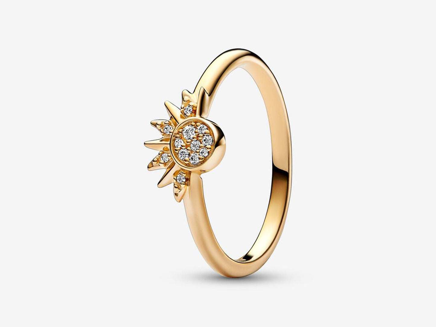 Celestial Sparkling Sun Ring