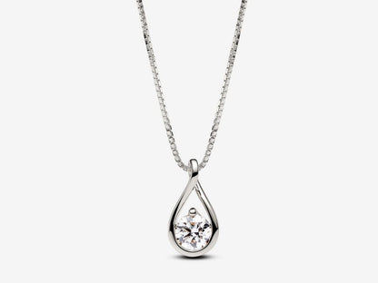 Lab-grown Diamond Pendant Necklace 1.00 carat tw 14k White Gold