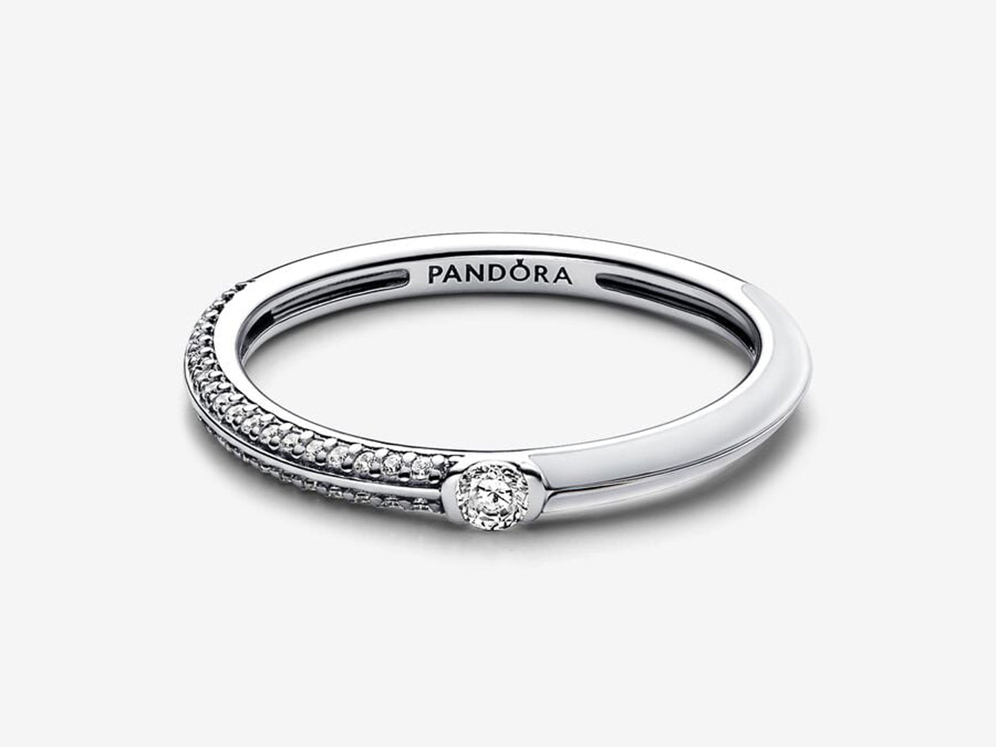 Pavé & White Dual Ring