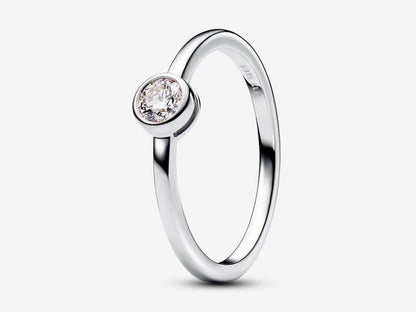 Lab-grown Diamond Bezel Ring 0.25 carat tw Sterling Silver