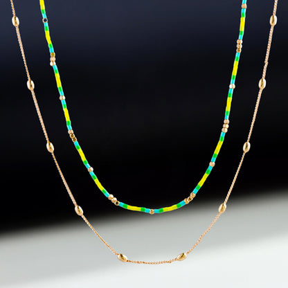 Contemporary Chopin Chain with Rice Pearls