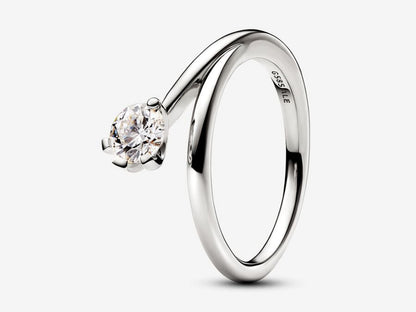 Lab-grown Diamond Asymmetric Ring 0.50 carat tw 14k White Gold