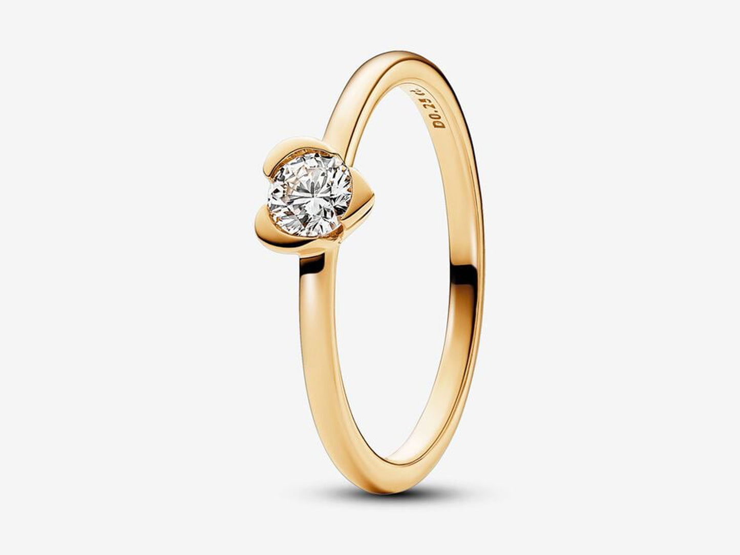 Lab-grown Diamond Heart Ring 0.25 carat tw 14k Gold