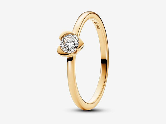 Lab-grown Diamond Heart Ring 0.25 carat tw 14k Gold