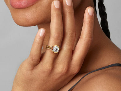 Lab-grown Diamond Ring 0.75 carat tw 14k Gold