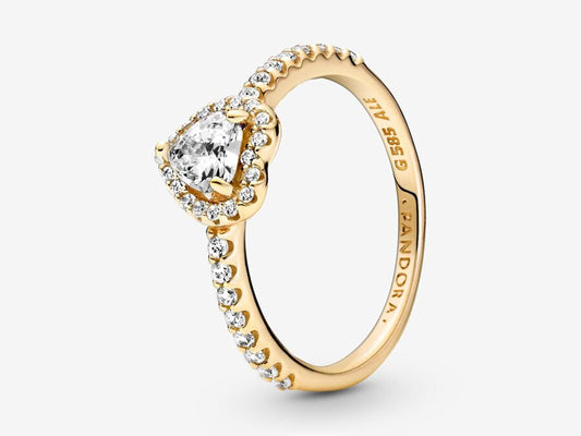 Elevated Heart Ring