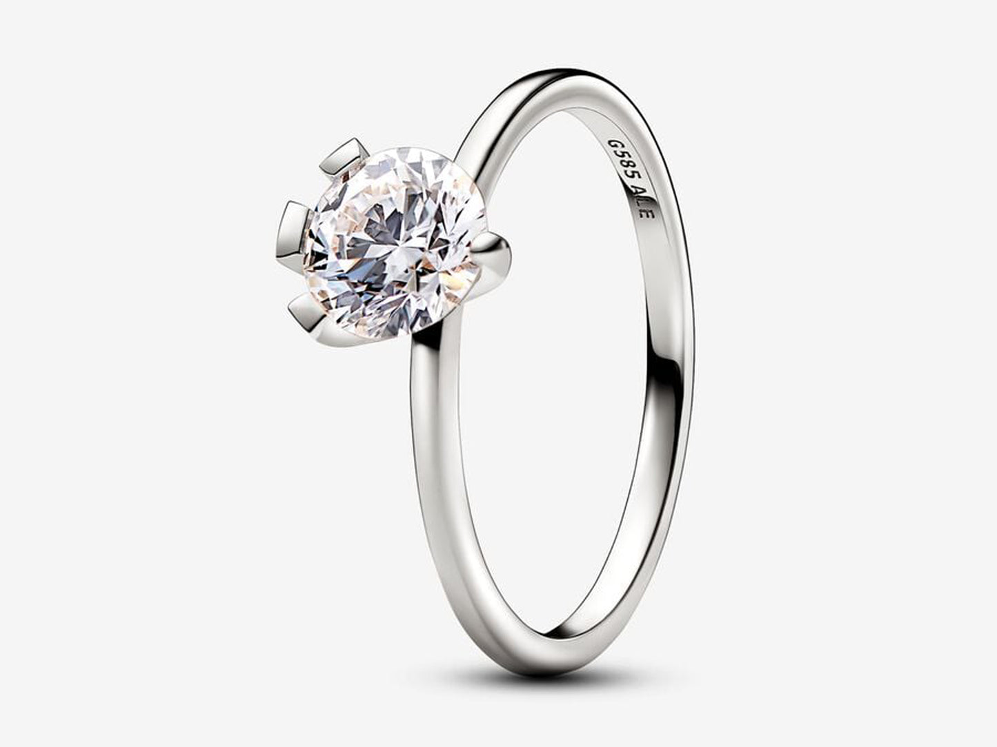 Lab-grown Diamond Ring 1.00 carat tw 14k White Gold