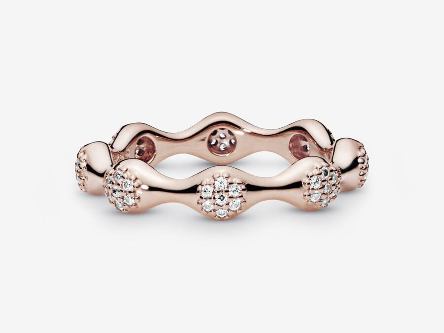 Pavé Modern LovePods Ring
