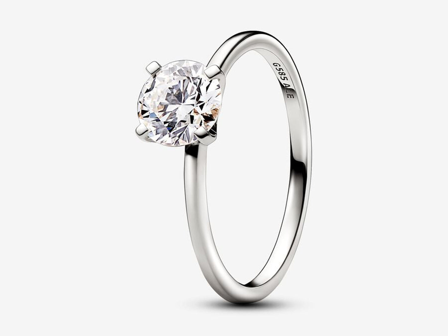 Lab-grown Diamond Ring 1.00 carat tw 14k White Gold