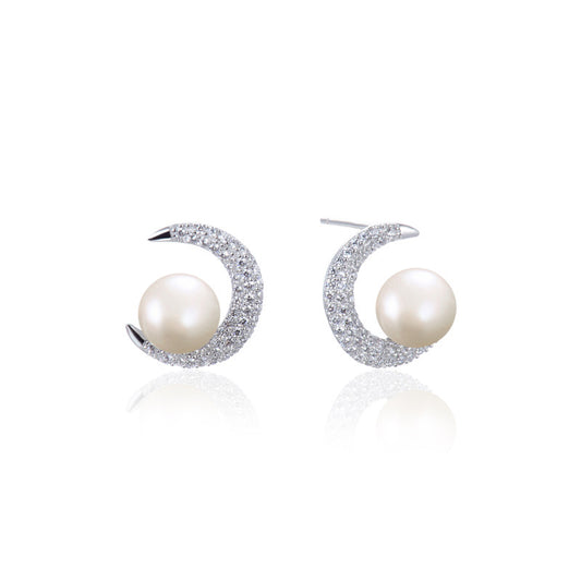 S925 Sterling Silver Cactus Stud Earrings - Rustic Botanical Earrings with Plastic Backs