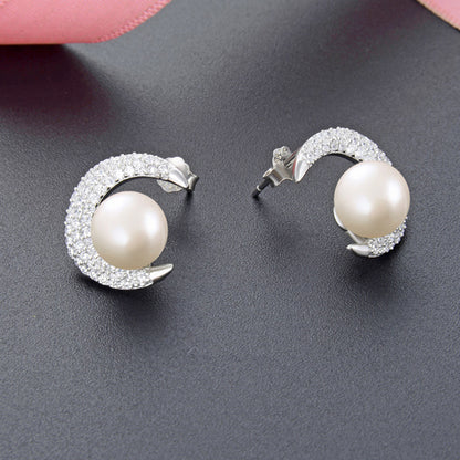 S925 Sterling Silver Cactus Stud Earrings - Rustic Botanical Earrings with Plastic Backs