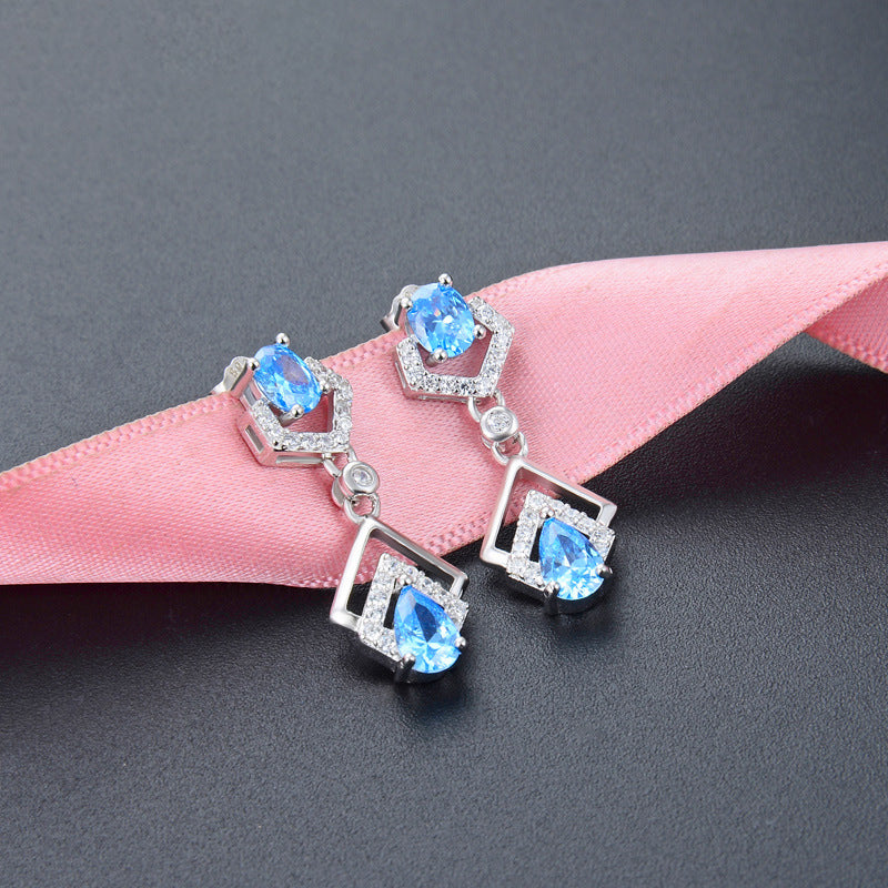 925 Sterling Silver Drop Earrings - Minimalist Dangle Earrings for Women