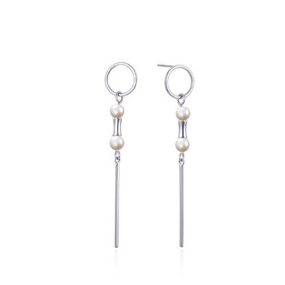 925 Sterling Silver Plated Stud Earrings - Luxury Minimalist Earrings with Plastic Backs