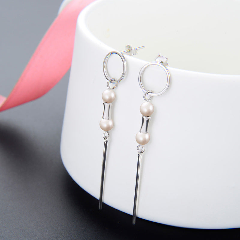 925 Sterling Silver Plated Stud Earrings - Luxury Minimalist Earrings with Plastic Backs