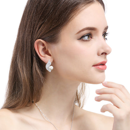S925 Sterling Silver Plated Cartoon Stud Earrings - Playful Dangle Earrings with Plastic Backs