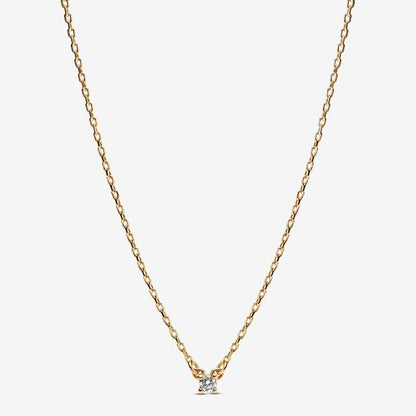 Single LabGrown Diamond Pendant Necklace