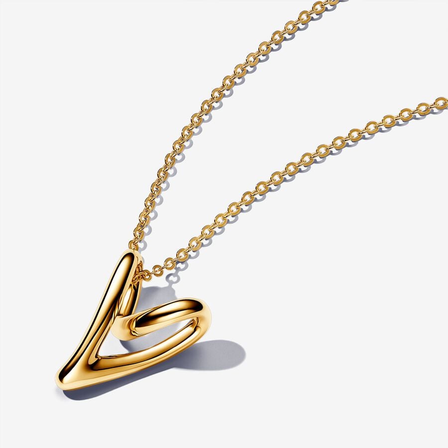 Organically Shaped Heart Necklace